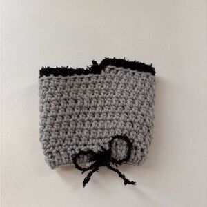 Gray and Black coffee sleeve